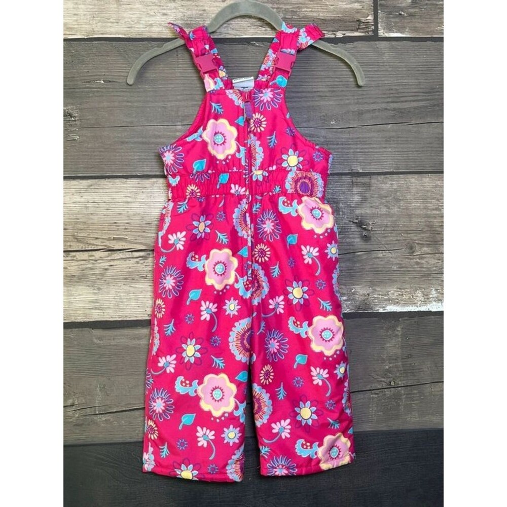 Pink Flower Snowsuit Girls 2T Winter